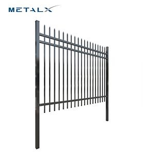 [Hot Item] Galvanized Steel Security Fence Ornamental DIY Steel Fences Round Steel Fencing