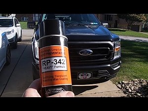 2021 Ford F -150 Rust prevention application RP-342 and Rhino lined Truck bed. Video #2
