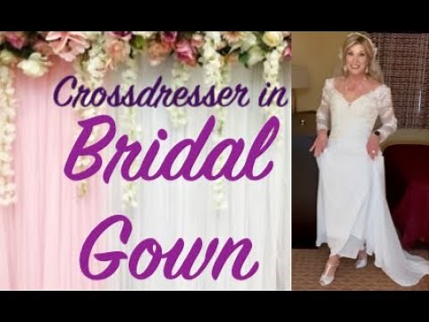 Crossdresser in Wedding Dress