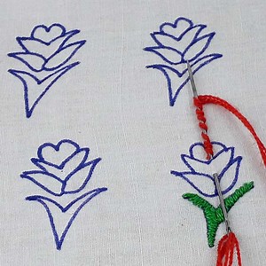 8.5K views · 51 reactions | Hand embroidery latest all over design for dress | Dian Diy Tech | Facebook