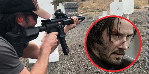 How Keanu Reeves learned to shoot guns for "John Wick"