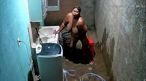 Hidden Camera - Neighbor masturbates in her backyard and her neighbor watches her through the Hidden Camera