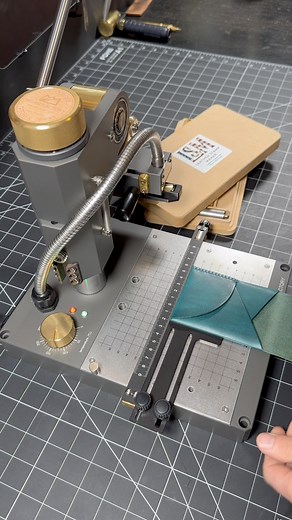 Hot stamping! Been loving the new tools from @__dream_factory__ ...#leathermanjack #leathercraft #leather #handmade #leatherwork #leathergoods#handcrafted #smallbusiness #leatherwallet #wallet #leatherhandmade #handstitched #edc #craft#leatheraccessories #design #handcraft#makers #leathercrafts #cardholder #cardholder #everydaycarry #custom #madeinaustralia #YouTube #madetoorder#luxurydesign #australianmade #asmr#tools #maker | LeathermanJack