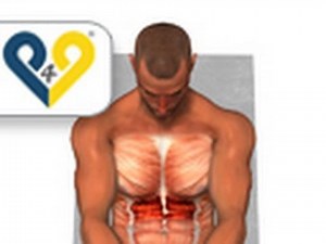 How to Complete a push through upper ab exercise