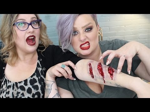 How to Make a Latex Scratch | Easy Halloween Makeup Tutorial