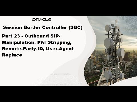 Part 23 - SBC Outbound SIP-Manipulation, PAI Stripping, Remote-Party-ID, User-Agent Replacement