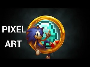 Sonic the Hedgehog Pixel Art in Minecraft (Tutorial)