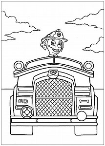 Paw Patrol Coloring Page