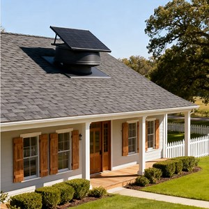 [Hot Item] China Supply 12 Inch 42W Solar Roof Vent Fan Circulating Air Extraction Fan Industrial Solar Exhaust Fan