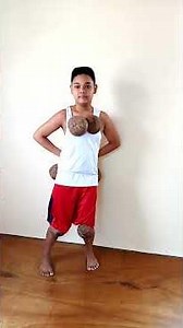 Basic step in maglalatik folk dance. Grade 6