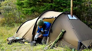 266K views · 13K reactions | Hot Tent Camping Early Fall Seaon | Lonewolf 902 | Facebook