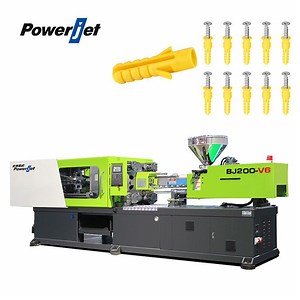 [Hot Item] Powerjet Plastic Anchor Wall Bolt Plug Screw Plastic Cover Making Injection Molding Machine