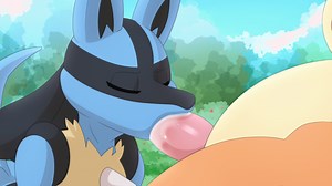 Lucario and Charizard