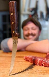 62K views · 736 reactions | Greg Brockman from Prospect Butcher Co. demonstrates how to use a 6-inch boning knife, the ultimate tool for a home butcher. | Munchies | Facebook