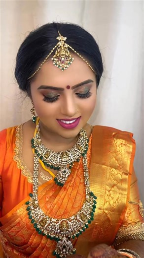 7K views · 98 reactions | Makeup hairstyle and draping and pleat for Telugu wedding | Absolute beauty by kamla Rungasamy | Facebook