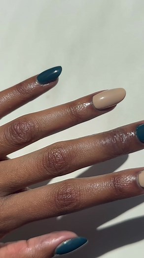 Serving up some serious nail goals with the Rendezvous Serving Beauty nail lacquer duo! ✨💅🏾 Shop now at MischoBeauty.com. ❤️ | Mischo Beauty