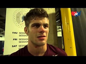 Dylan Ness (Minnesota) after first round win at 2015 NCAA Championships
