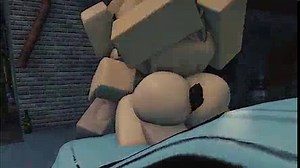 Roblox Futa & Strapped Lesbian Fucks Innocent Slut!