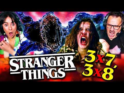 STRANGER THINGS Season 3 Episode 7 & 8 REACTION!! Netflix | Millie Bobby Brown | Sadie Sink