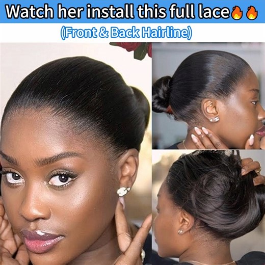 HD full lace wig installed😍 SKU: HDW222 HD full lace wig www.aprillacewigs.com #wiginstall #aprillacewigs #fullacewigs #hdlacewig #hdfulllacewig #wigtutorialvideo #lacewiginstall | April Lace Wigs