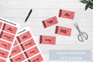 Love Coupons, Printable Coupons for Him/ for Her, Valentine's Day Love Coupons Any Day Love Coupons, Gift for Him/her, DIY Gift, Couple - Etsy UK