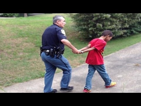 Little kid gets arrested! MUST WATCH!!!