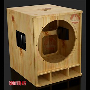 SBR 18" V2 SIMPLE BASS REFLEX #music #audio #speaker #sound #diy #soundsystem #diyprojects #diycrafts | Darnel Fietas