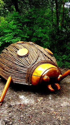 Big Bugs by David Rogers #nature art #David Rogers # hand carved wood#wooden sculptures #wooden bugs