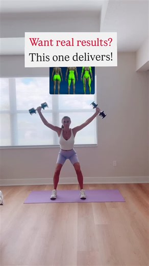 Danielle Felcher : Mom | Fitness | Health on Instagram: "One move like this can hit your legs, core, shoulders, and arms all at once 💪🏻🔥 Squat + Around the Worlds Benefits: ✅ Builds lower body strength ✅ Tones arms & shoulders ✅ Fires up your core ✅ Boosts calorie burn Remember, results come from diet + consistency. Follow @yourfitnessmom for quick, effective workouts you can actually stick with 💪🏻 @yourfitnessmom #homeworkouts #strongwomen #strengthtraining #busywomen"