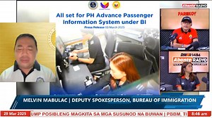 Lahat ng detalye ng biyahero ay nakikita sa Advance Passenger Information System (APIS) ng Bureau of Immigration (BI) kaya mabilis ang paghahanap sakali’t magkaroon ng aberya. #DWAR1494 #AbanteRadyo #parekoy | DWAR Abante Radyo