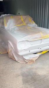 The Mk1 Escort in Novol High Build Primer! #mk1 #mk1escort #FordEscort #classiccarrestoration #classiccar | Charlie's