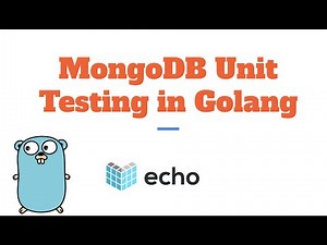 RESTful API in Golang using Echo - MongoDB Unit Testing in Golang