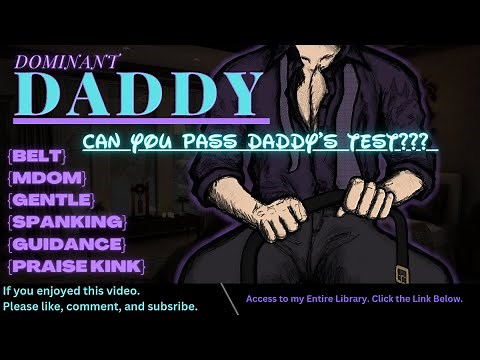 [Spicy ASMR Spanking] Dominant Daddy Praise Kink Affirmation Play | Boyfriend ASMR | Mdom