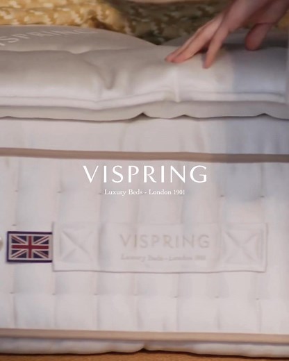 Handcrafted in Britain using the finest natural fibres, our mattresses are tailored for true, restorative sleep. | Vispring Beds