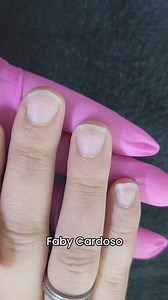 Unhas Cherry Nails em unhas bem curtinhas❤️ | Faby Cardoso Manicure