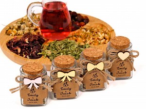 Wedding Tea Favors for Guests, Loose Leaf Tea, Wedding Favors, Herbal Tea, Tea Party, Bridal Shower, Wedding Guest Favors, Thank You Gifts - Etsy