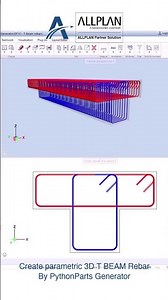 Create 3D parametric reinforcement detailing in Allplan without coding!