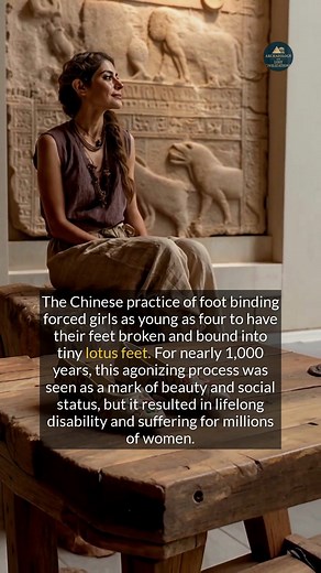The painful practice of foot binding had complex social and economic roots in China. | Archaeology and Lost Civilizations