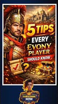 5 Evony Tips Every Player Must Know (2026) #evony #strategygames