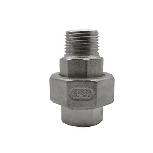 [Hot Item] Hot Sale Stainless Steel 304/316L Union with NPT/BSPP/BSPT Thread