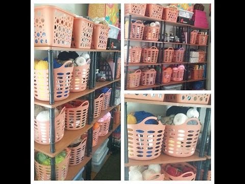 Vol 15 - Organizing my yarn stash with Dollar Tree