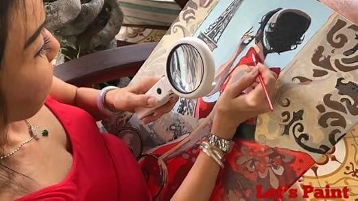 2-in 1 Handheld and Desktop Magnifier with Articulated Arms