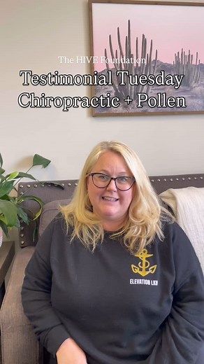 It’s still pollen season here in NC! 🌸 Hear how chiropractic adjustments have helped Rachel breathe easier and feel better during the spring months! #springwellness #chiropractic #torquereleasetechnique | The Hive Foundation