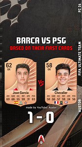 285K views · 2.9K reactions | Barcelona VS PSG Based on Their First Cards!  . . . Want to see more fifa evolution! Check out my YouTube channel, link in Profile BIO or search -> AustorFIFA on YouTube  . . Follow me for more: Austor . . Tags: #austor #fc25 #fc26 #FIFA23Ratings #reels | Austorfifa | Facebook