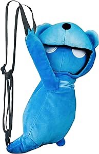 Gang Beasts 12 Inch Plush Backpack - Blue Bear - Super Soft Cuddly Plush - Perfect for Boy & Girls Toy Backpacks - Plush Toys for Kids, Great Gifts. Official Gang Beasts Plush Toys