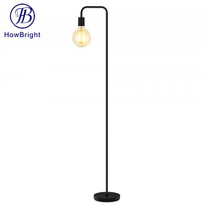 [Hot Item] Nordic Modern Black Classic Industrial Floor Light Hotel/Home Corner Standing Floor Lamp