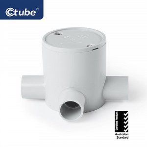 [Hot Item] Suppliers 3 Way Round PVC Weatherproof Distribution Outlet Boxes Junction Box