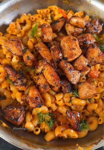 BBQ Chicken Macaroni Recipe (Easy & Delicious)