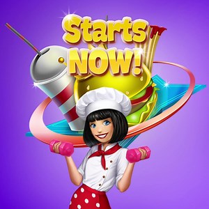 Chefs! 👨‍🍳👋 The Fast Food Court tournaments starts NOW! 🍔🍔🍔 Join now for a chance to win huge rewards! 💎 🏁The tournament will be active until March 3rd! #CookingFever #Tournament | Cooking Fever