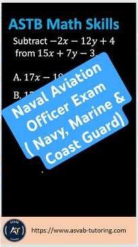Naval Aviation Officer Candidate Test ASTB for the Navy, Marine and Coast Guard. #astbtest
